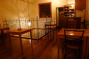Dim lighting creates a romantic atmosphere