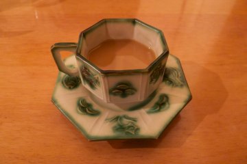 Relax with a warm cup of coffee
