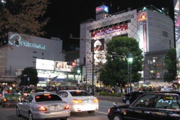 Tokyu Department Store and Shibuya Station