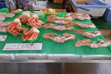 Crabs in the local market