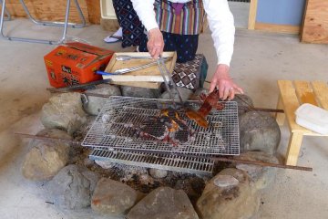 Tenderly grilled over the open flame