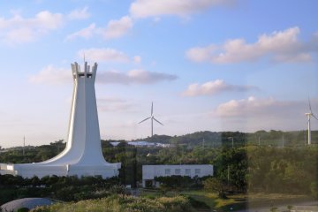 The memorial to the Korean people who died along with the thousands of Americans and Japanese in Okinawa