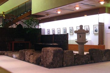 The restful inner garden on the first floor