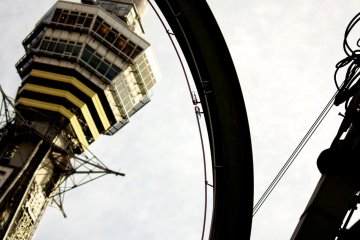 Tsutenkaku Tower in the south of Osaka.