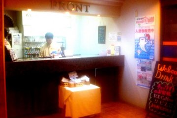 24 hour front desk with a tropical feel