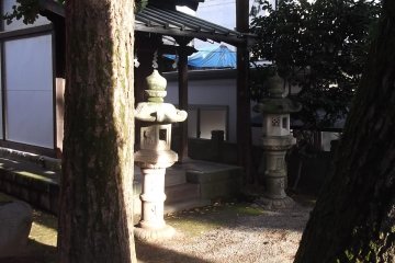 There are a few side shrines among the trees