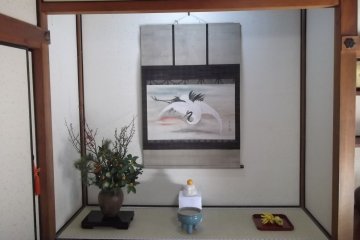 An alcove in one of the temple rooms