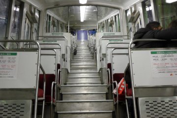 In the cablecar to Koyasan