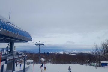 View from the top of the gondola.