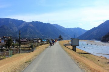 Trajet en vélo après le Nagarebashi