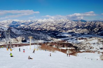 Looking over the Hakuba Valley. 