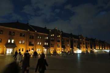 Night view, Red Brick Warehouse