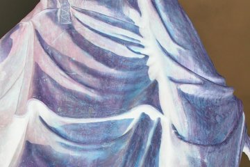 Powerful statue of Nichiren (w/effects)