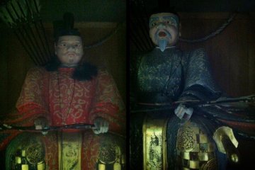 Guardian bowmen lurking darkly in the main gate