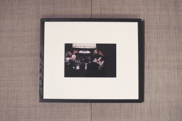 Photo of The Beatles during their stay at the hotel 