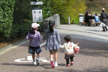 Walking downhill is easy and funny