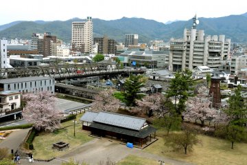 Pemandangan Stasiun JR Kofu