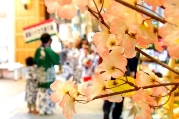 Local children take part in the procession every evening