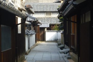 Well preserved castle town streets of Kasashima.