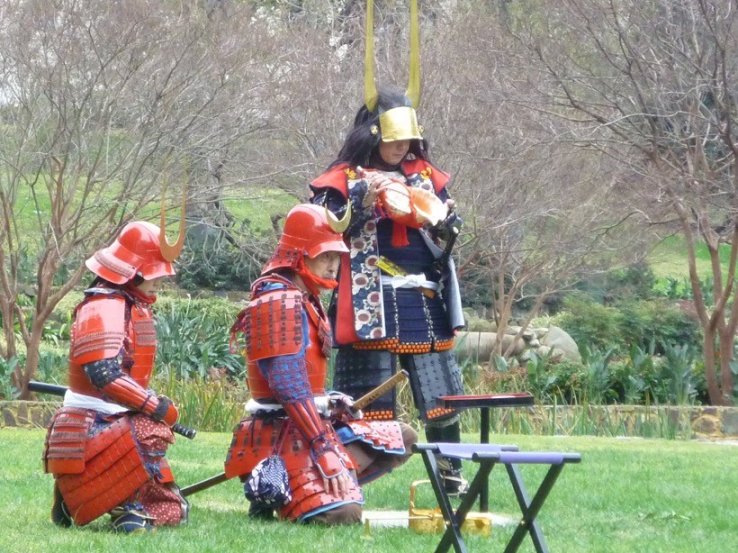 Samurai with armor