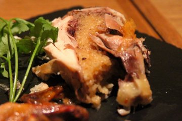 Grilled Young Chicken with Truffle Rice