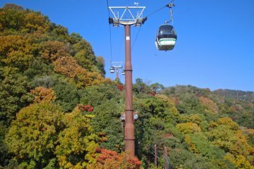 <p>Going up to the Nunobiki Herb Garden</p>