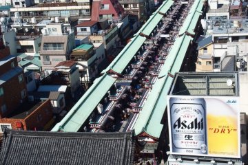 Sensoji Temple from above