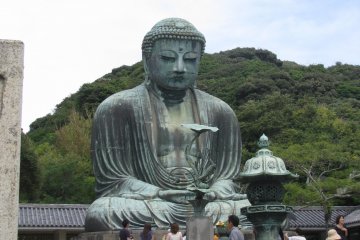 Admiring the Great Buddha