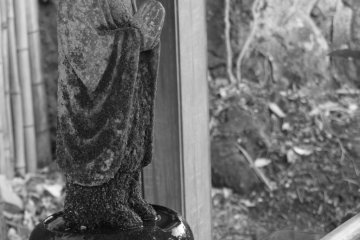 Praying over the water for its purification