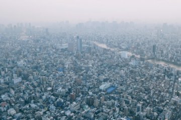 The view from the Tembo Deck (350m elevation)