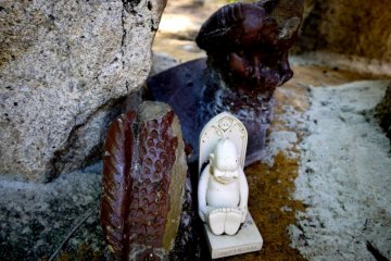 Some of the interesting statuary along the trails around the temple