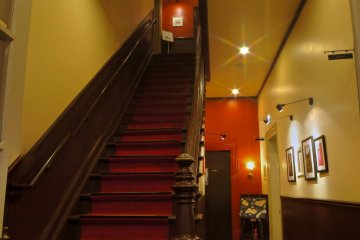 Stairs to the second floor