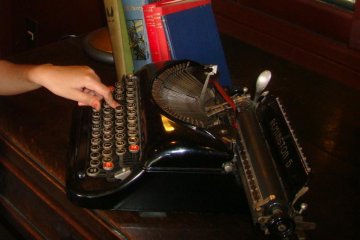 Typewriter room on the second floor