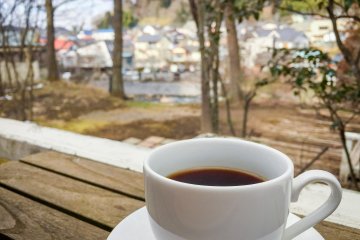 Morning coffee on the balcony