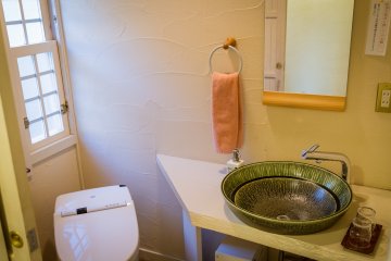 Simple and clean bathrooms