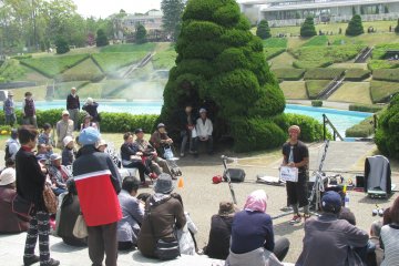 Petit spectacle dans le parc