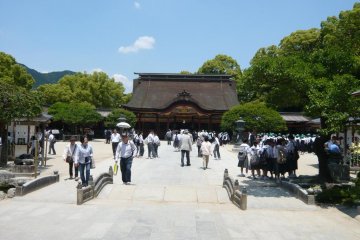The main hall of the shrine