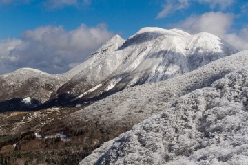 Mt. Mimata topped with snow