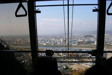 Ride up on the cable car