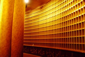 The third floor: the World of the Lotus Sanctuary, which houses 3300 gold Buddha statues