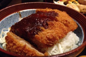Aaaah Miso Katsu up close. You want it.