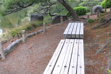 There are many places where you can sit down and enjoy the views