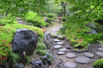 I visited Kiyosumi Teien on a rainy day, but enjoyed it anyway!
