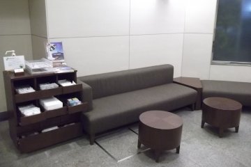 Rest here by reception