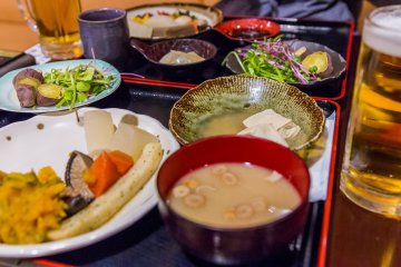 Bansho-no-yu has a large buffet