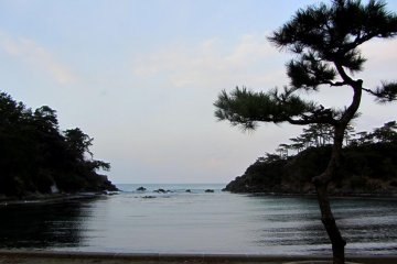 This quiet inlet is known locally as an area for children to learn to swim