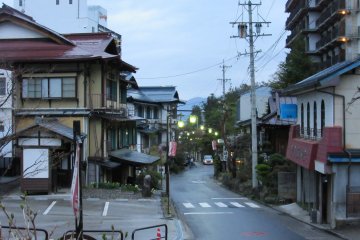 The town is very quiet any time of the day