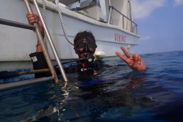 A successful dive
