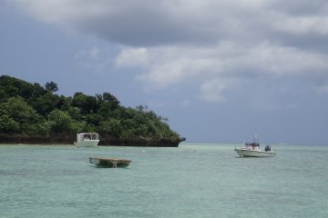 Kabira Bay is a popular spot for starting the day