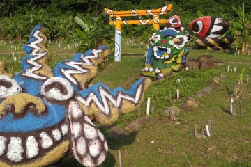 Des sculptures de toutes les tailles et de toutes les formes